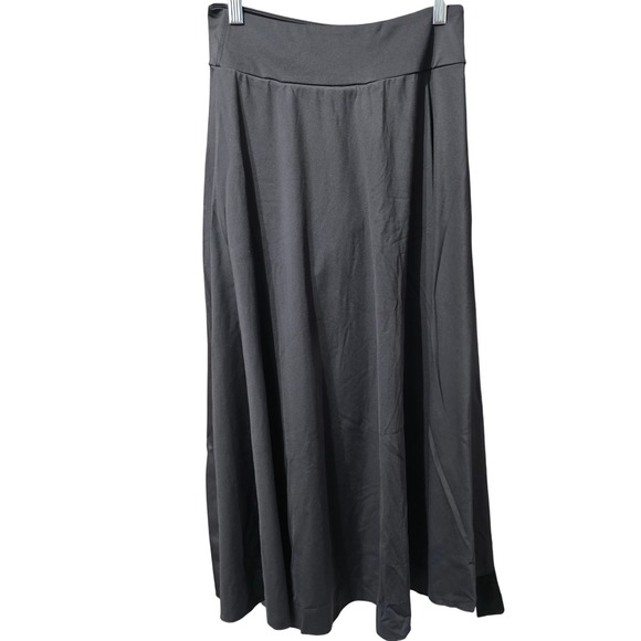 Halara NWOT Large Black Maxi Skirt with Hidden Pocket Flowy sport skirt - Picture 1 of 5